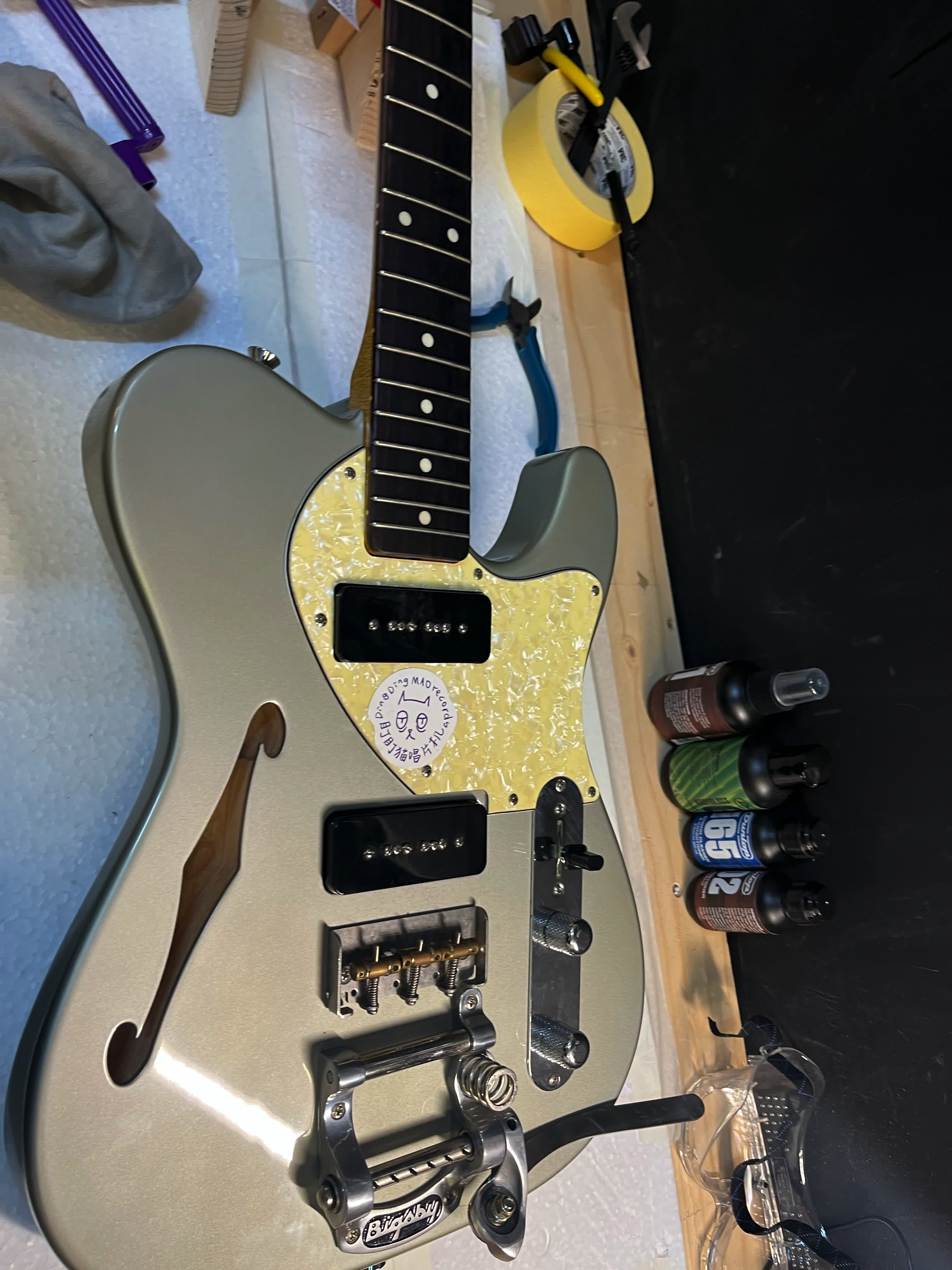 Guitar repair and studio work
