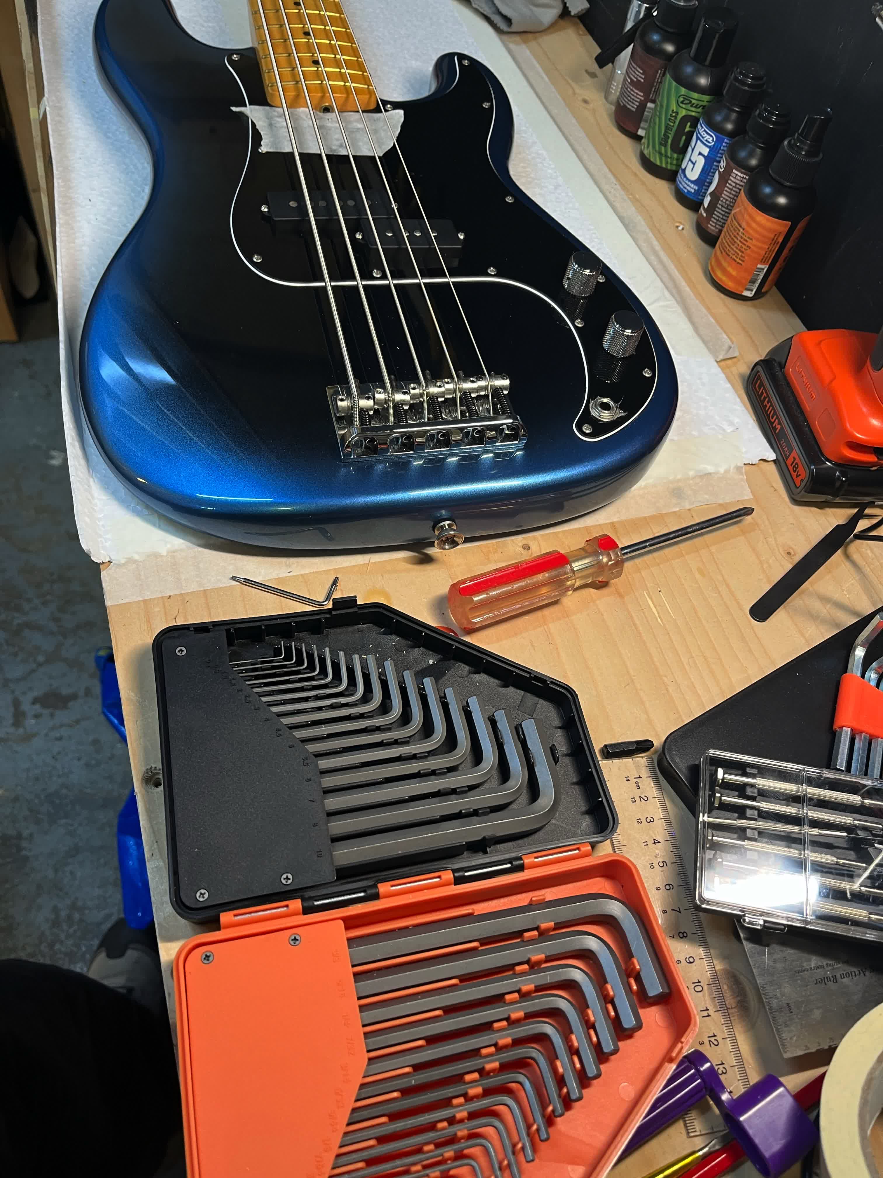 Guitar repair and studio work