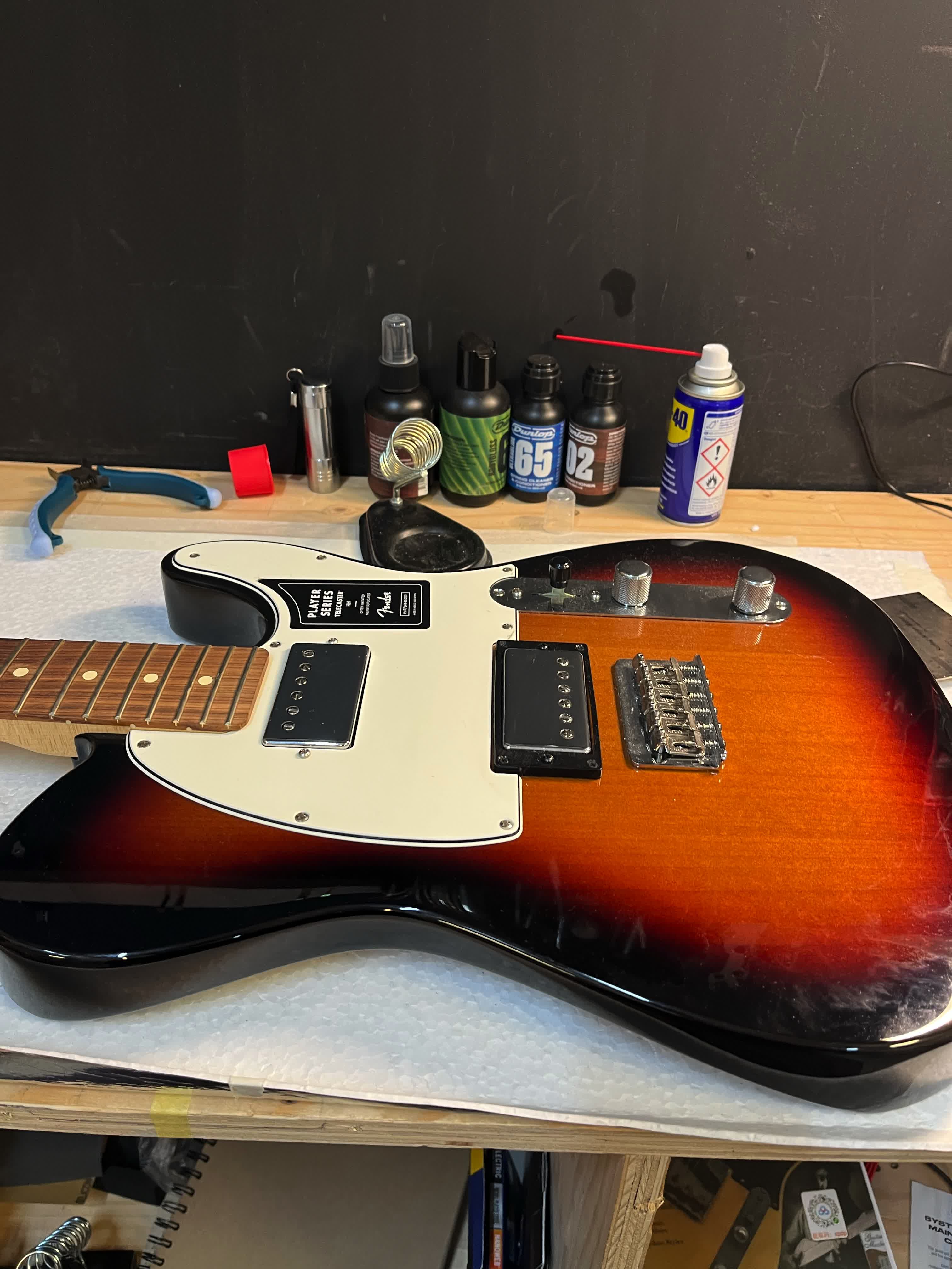 Guitar repair and studio work