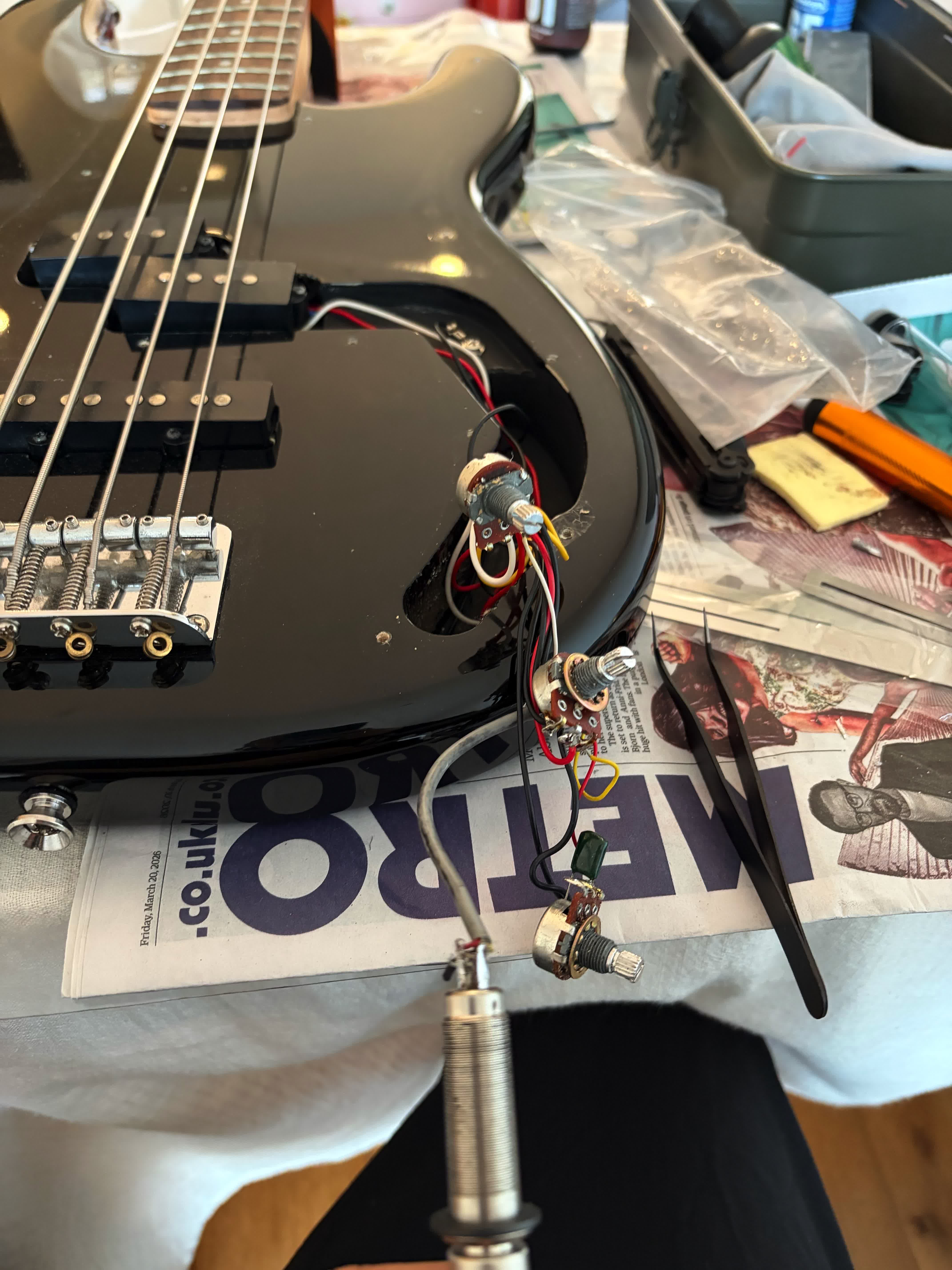 Guitar repair and studio work